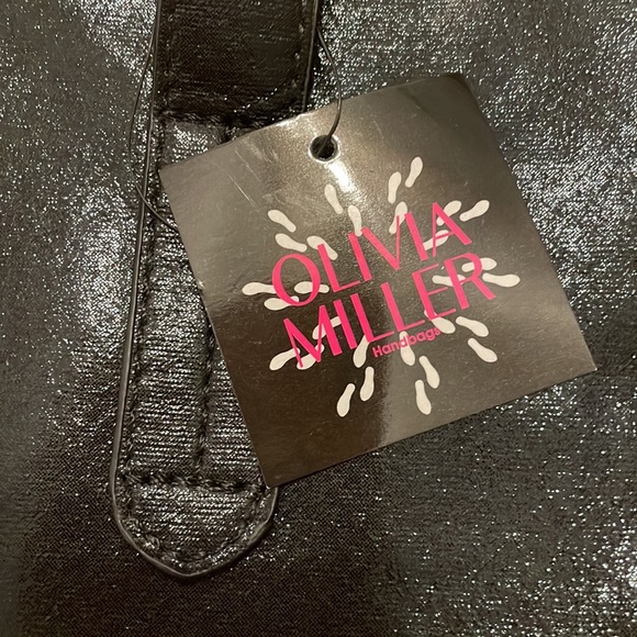 Olivia Miller Faux Leather Handbag with Reverse Sequin Embellishment - Picture 11 of 14